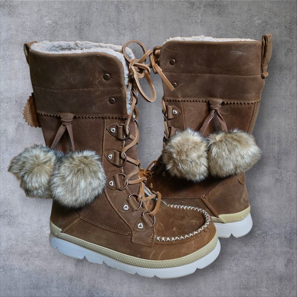 NIB, Manitobah Women's WP Pacific Winter Boot V2 Pumice, Size 7